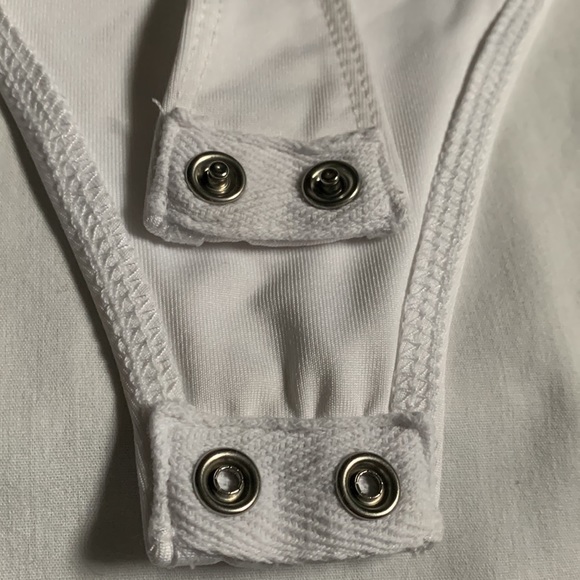 SWS Contour US L/G White Short Sleeve Bodysuit - Picture 4 of 5